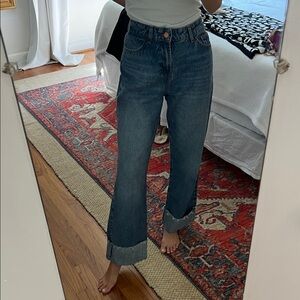 Zara cuffed jeans